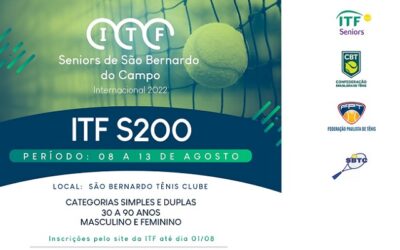 Inscrições abertas para o ITF200 de São Bernardo do Campo