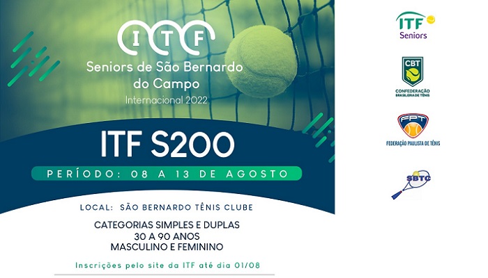 Inscrições abertas para o ITF200 de São Bernardo do Campo