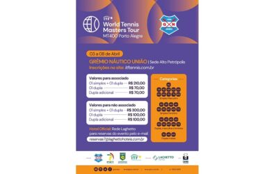 Inscrições abertas para o ITF MT400 de Porto Alegre