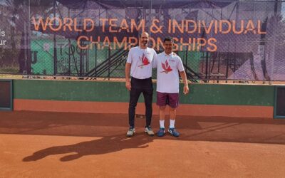 Carlos Oliveira e Matias Epifanio conquistam o bonze de simples no Mundial Young Seniors, disputado na Turquia